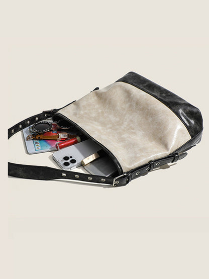 Bolso de mano de bloques de color de moda para mujer