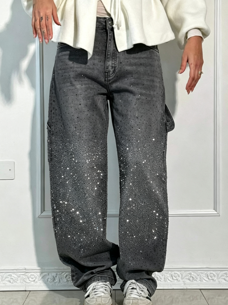 Jeans de mezclilla Balloon Carpenter Shine