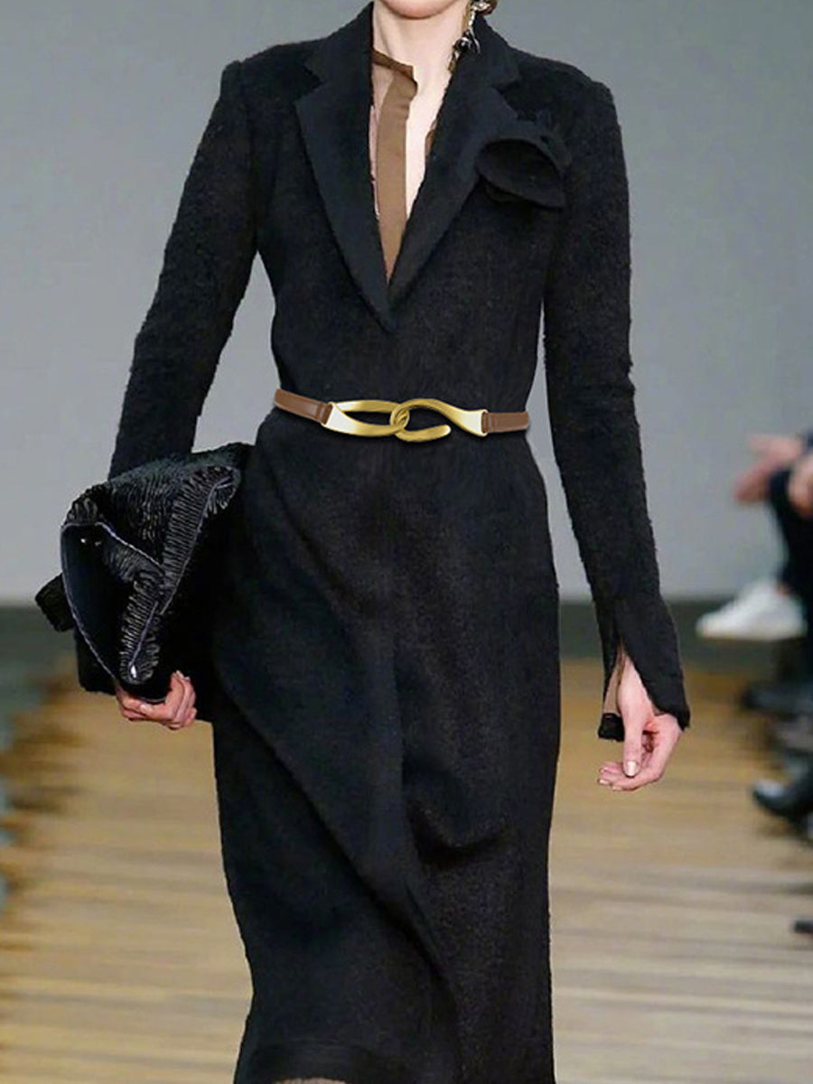 Cinturón ajustable con gancho para mujer de moda