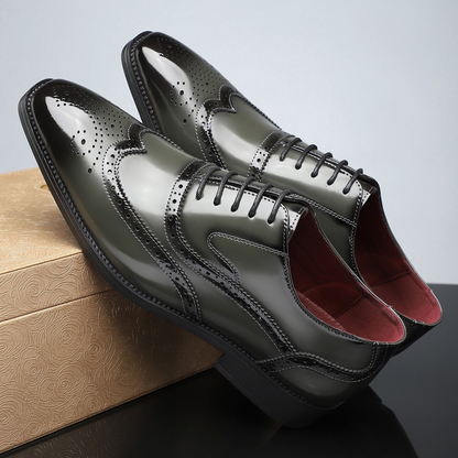 Harry – Zapatos brogue vintage con puntera de ala