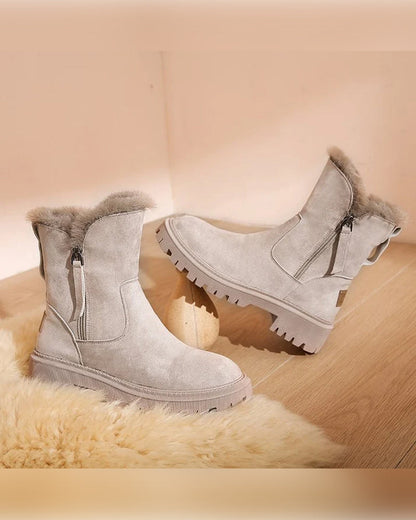 Botas de invierno para mujer con forro polar – cálidas, cómodas y con estilo