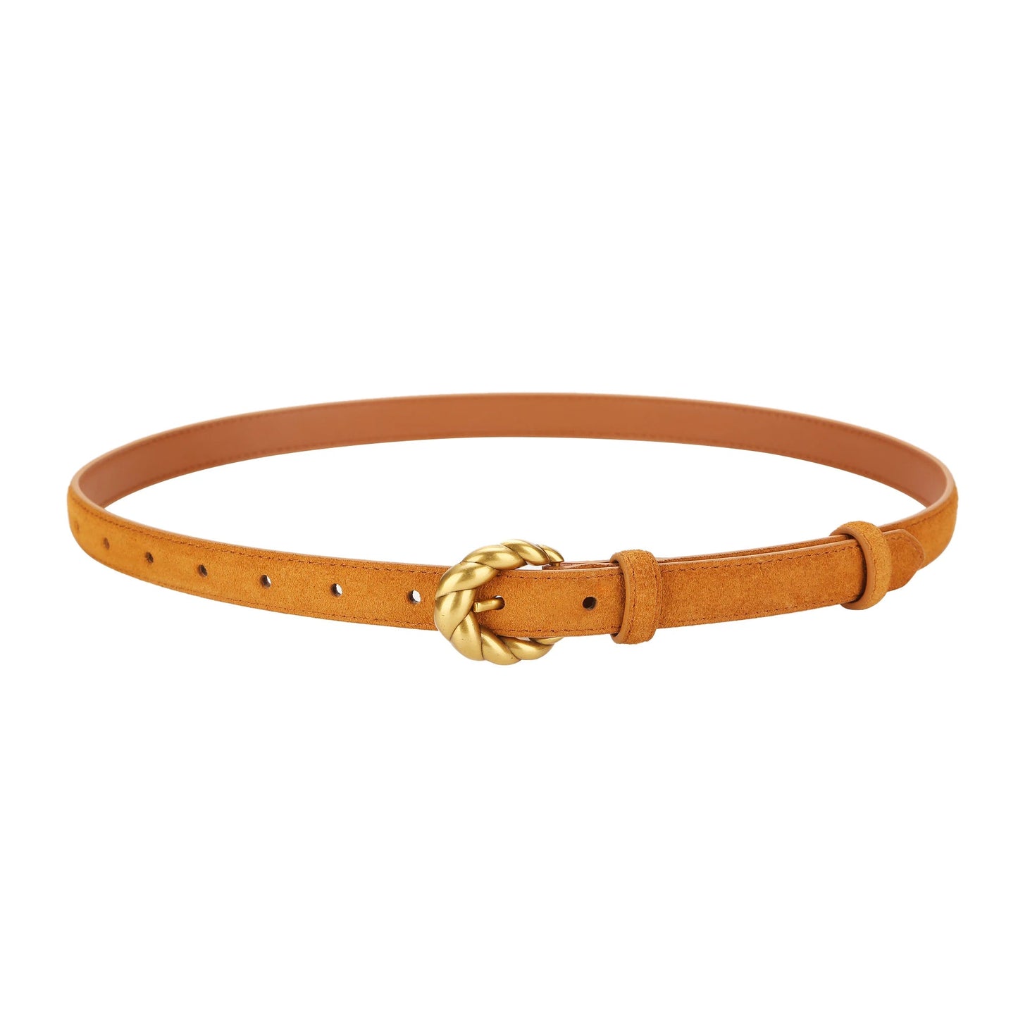 🎁 Gürtel mit goldener Schnalle und echtem Leder (100% Rabatt)