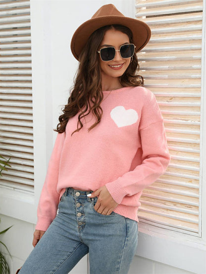 Suéter tipo jersey de punto Love on Pulse