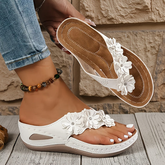 Sandalias Florales Cómodas