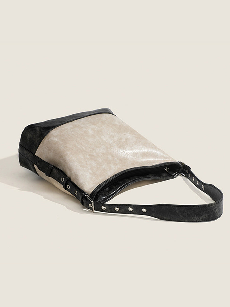 Bolso de mano de bloques de color de moda para mujer