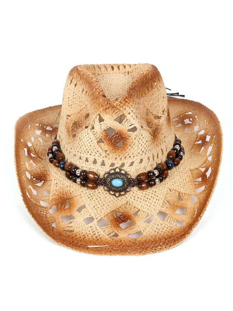 Sombrero Hueco de Mezclilla Vintage Occidental