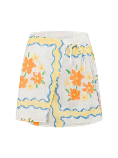 Conjunto Falda Estampado Irregular