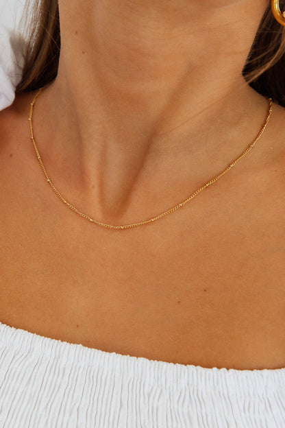 Collar Mi Delicadeza Chapado en Oro 18K Oro