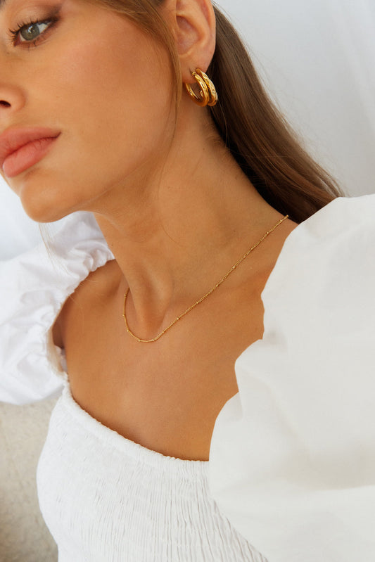 Collar Mi Delicadeza Chapado en Oro 18K Oro