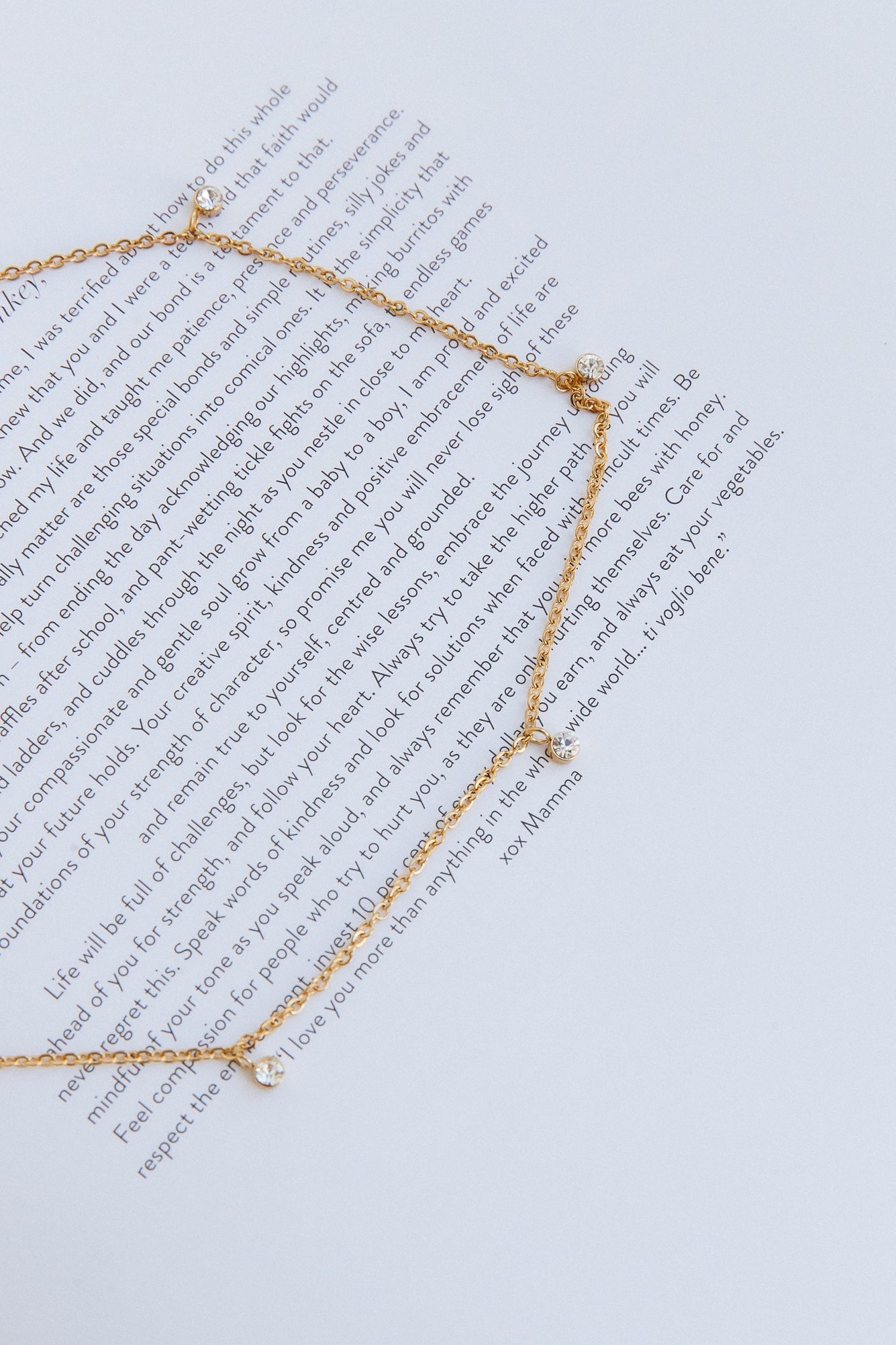 Collar Love Is A Moment Chapado en Oro 18K Oro
