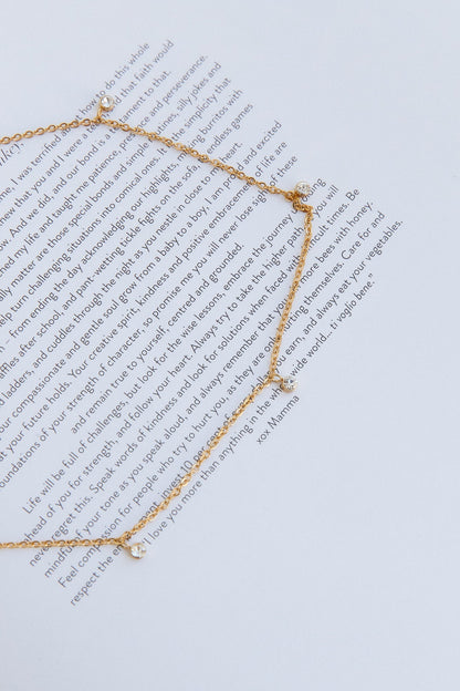 Collar Love Is A Moment Chapado en Oro 18K Oro