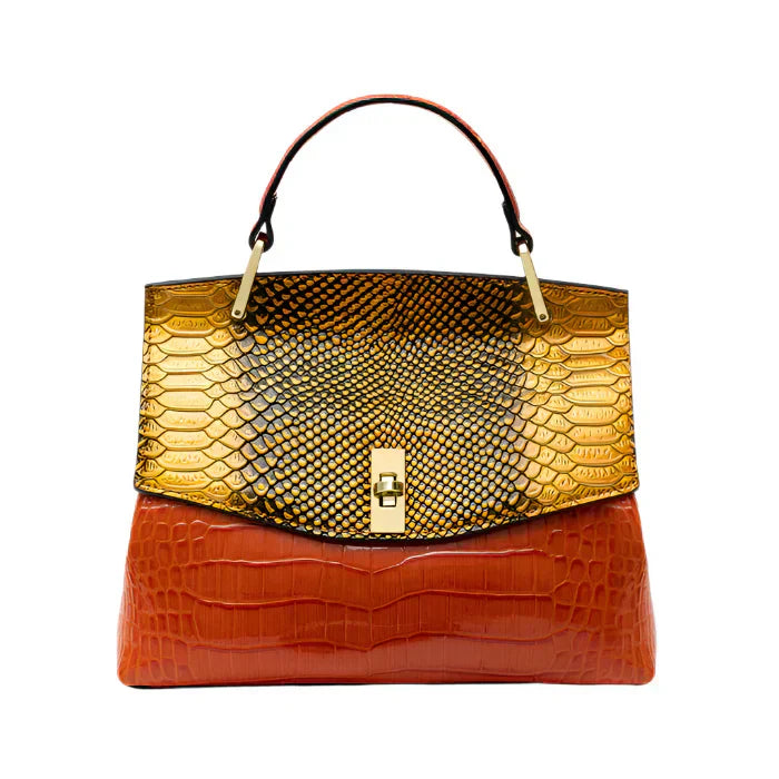 Ophelia - bolso de bandolera de piel de cocodrilo