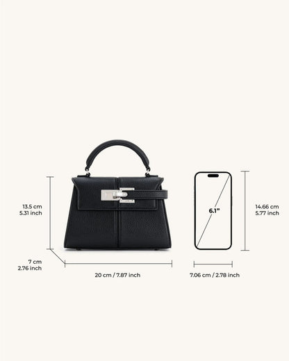 Isandora - bolso clásico de corro trapezoidal