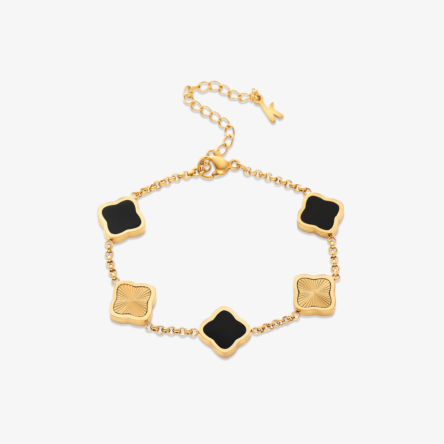 Pulsera trébol estilo Céline