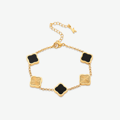Pulsera trébol estilo Céline