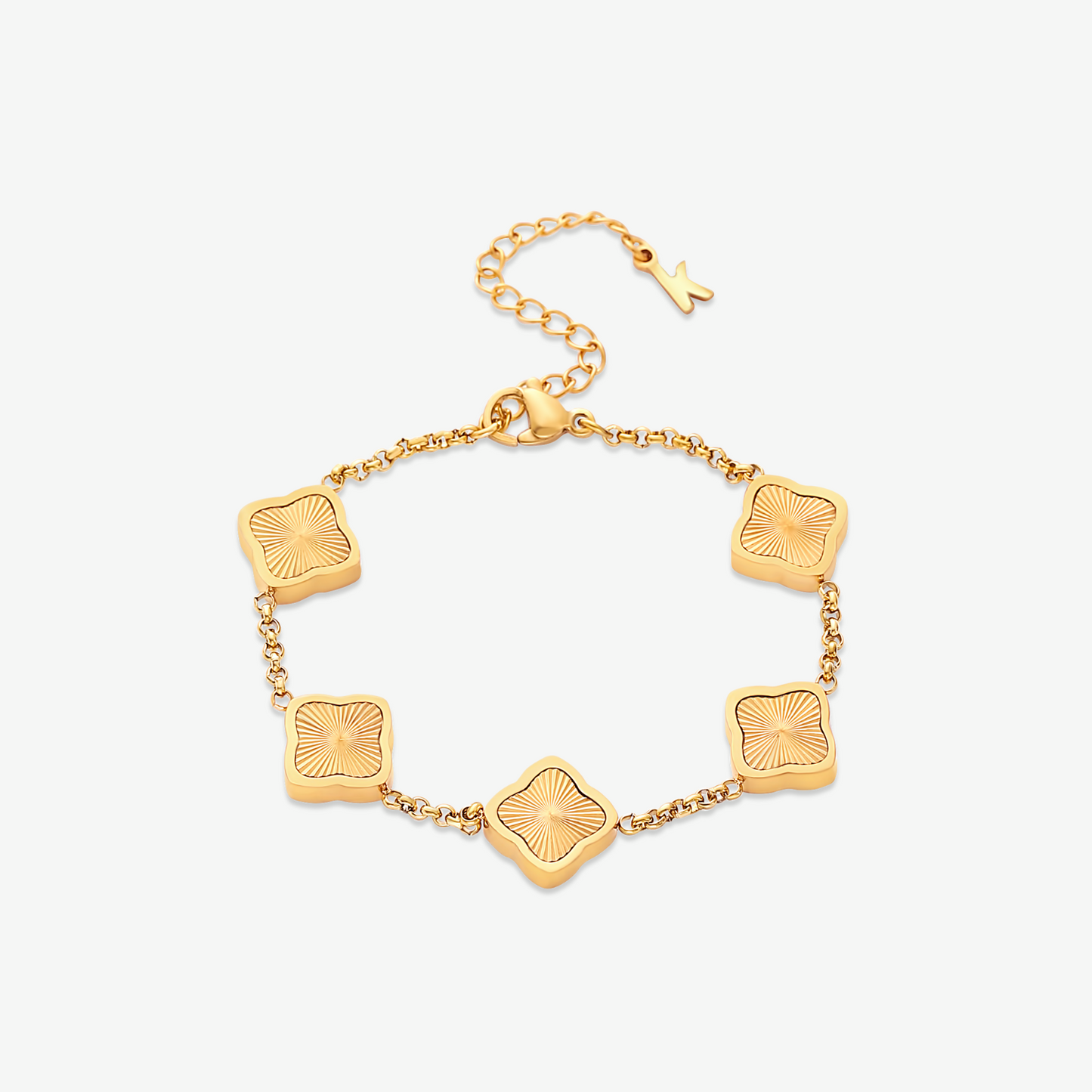 Pulsera trébol estilo Céline