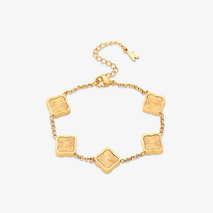Pulsera trébol estilo Céline