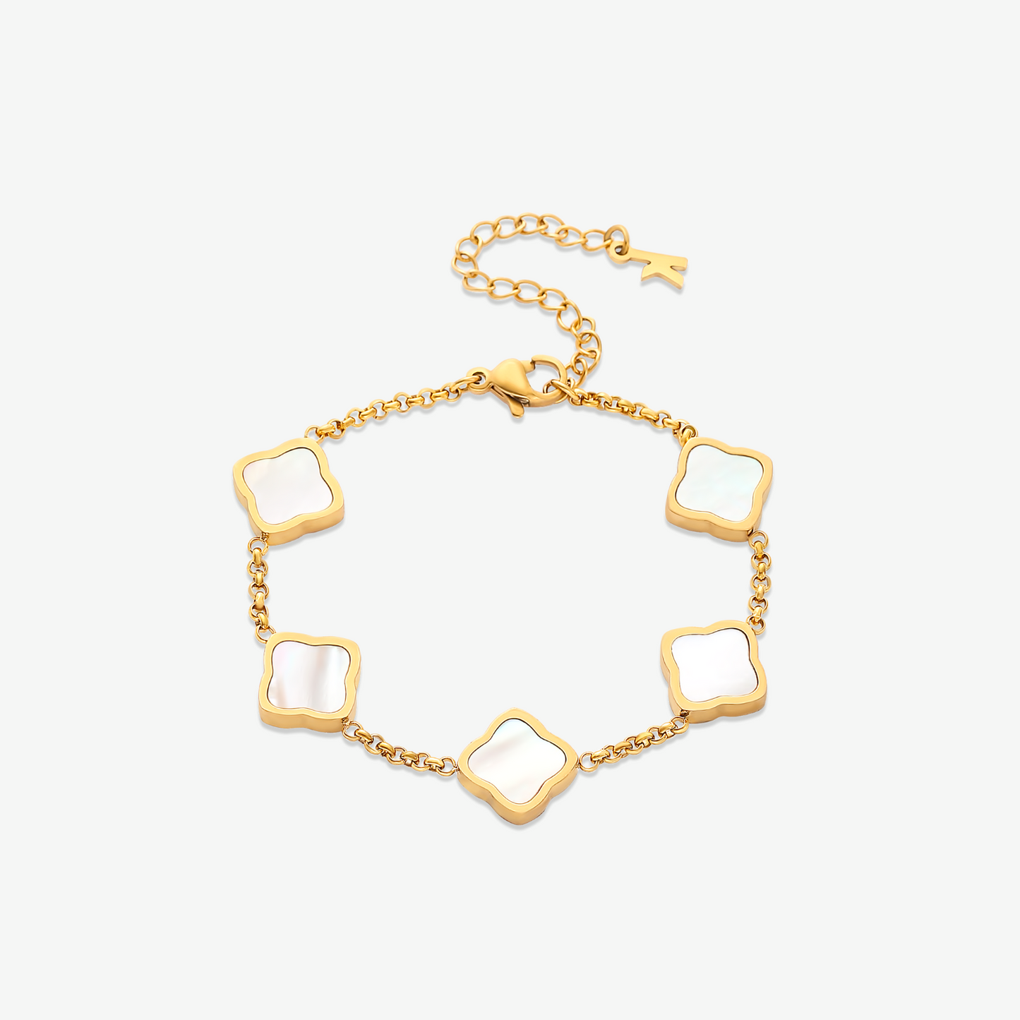 Pulsera trébol estilo Céline