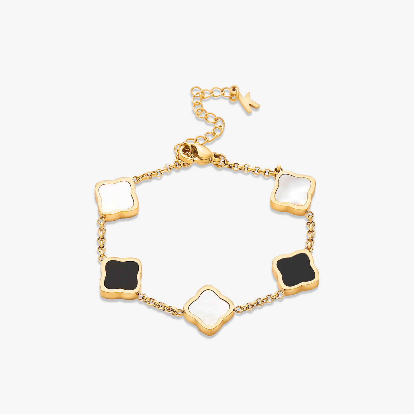 Pulsera trébol estilo Céline
