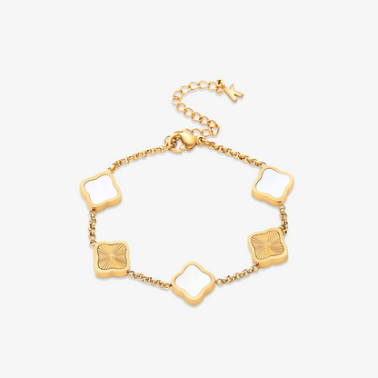 Pulsera trébol estilo Céline