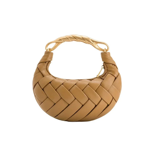 Aurea - bolso nido de pájaro con piel auténtica