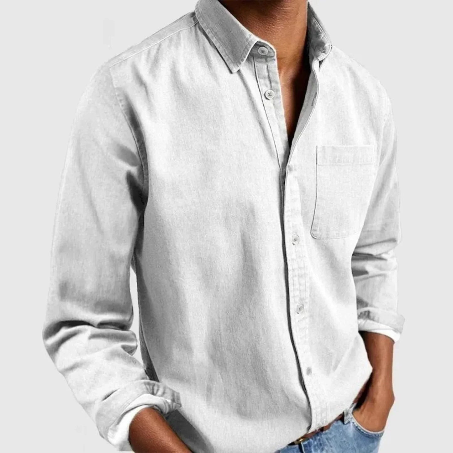 Pedro™ Camisa de Algodón Premium - Ultra suave, Esencial para el día a día