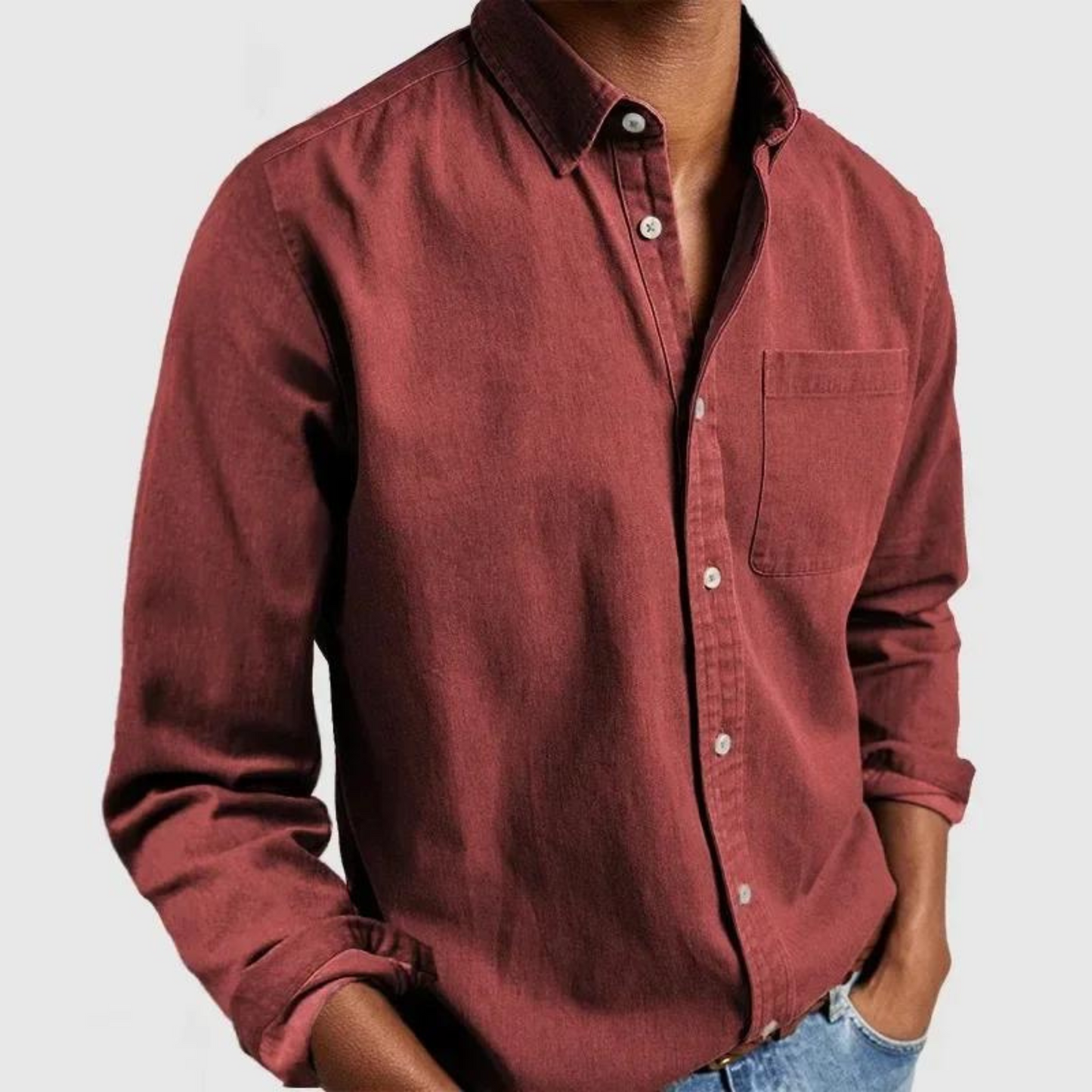 Pedro™ Camisa de Algodón Premium - Ultra suave, Esencial para el día a día