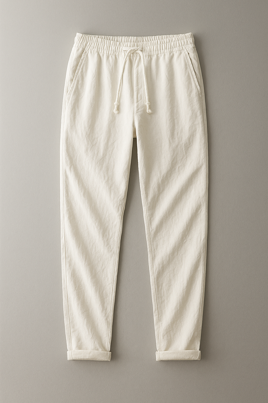 Lago - Pantalones Elegantes de Lino