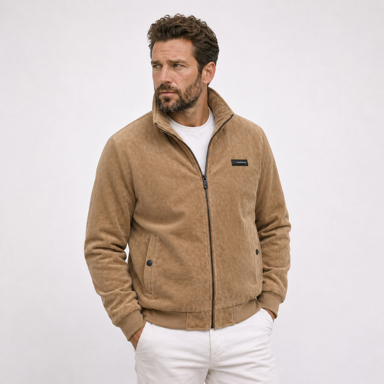Hugo | Chaqueta de pana con forro de borreguillo
