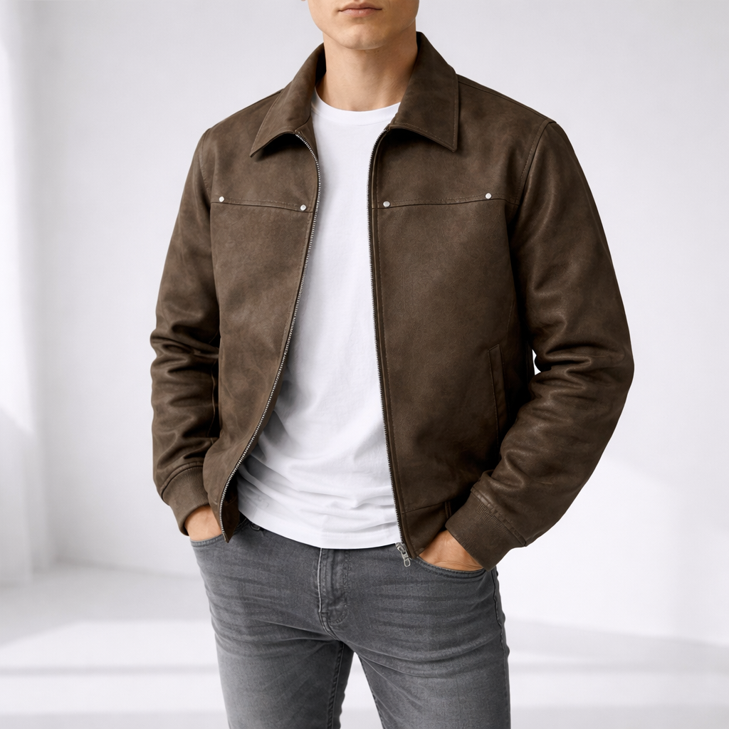 Donovan™ | Cazadora Bomber de Piel