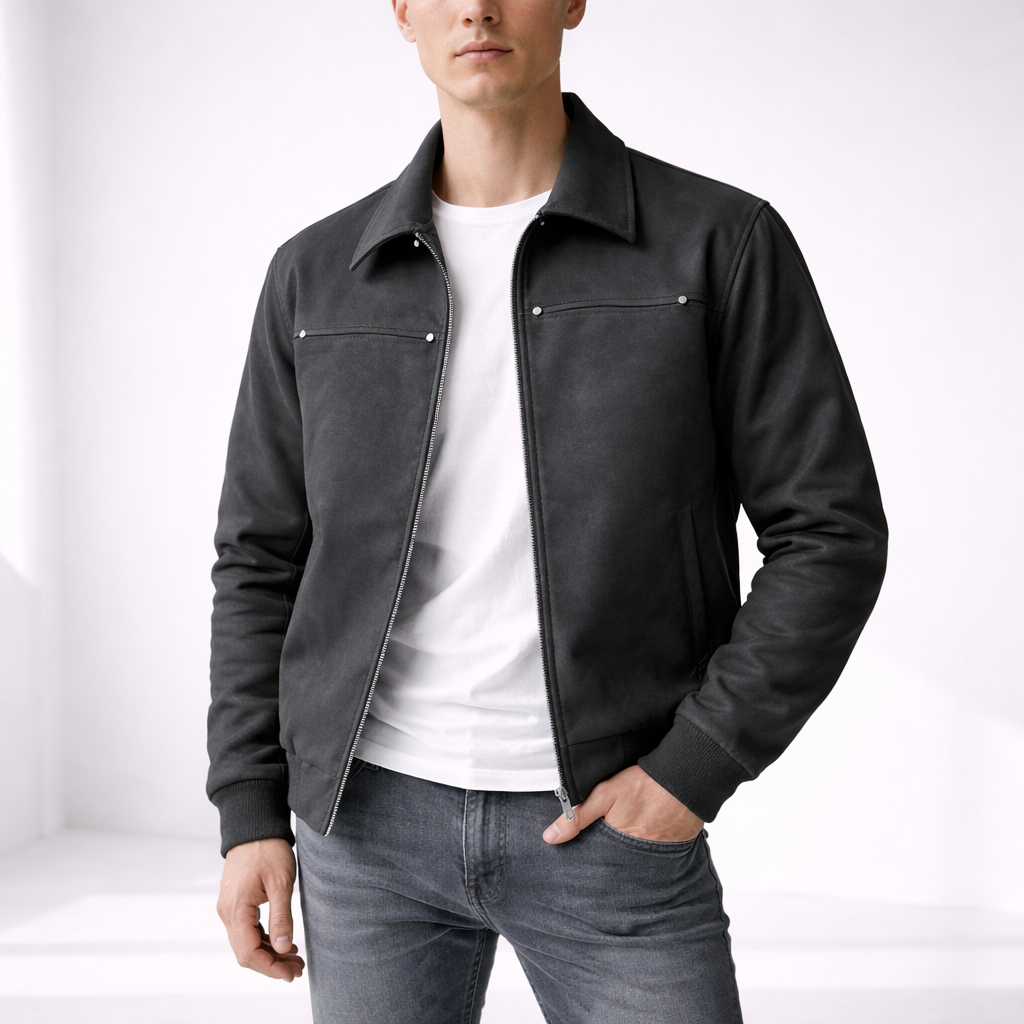 Donovan™ | Cazadora Bomber de Piel