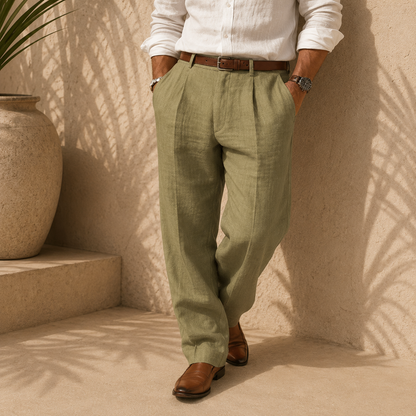 Corsaro - Pantalones Sartoriales en Lino