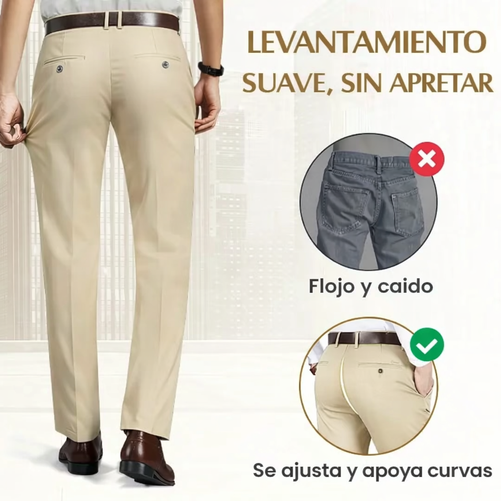 Pantalones TF clásicos con elasticidad en 4 direcciones