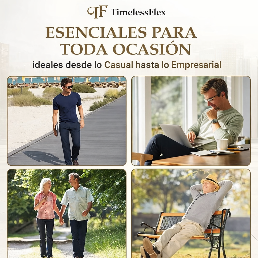 Pantalones TF clásicos con elasticidad en 4 direcciones
