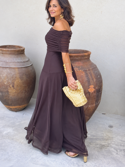 Kleid Toledo - Braun
