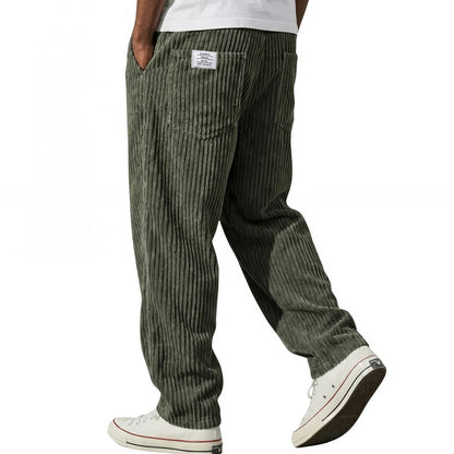 Adriano - Pantalones de Terciopelo Acanalado