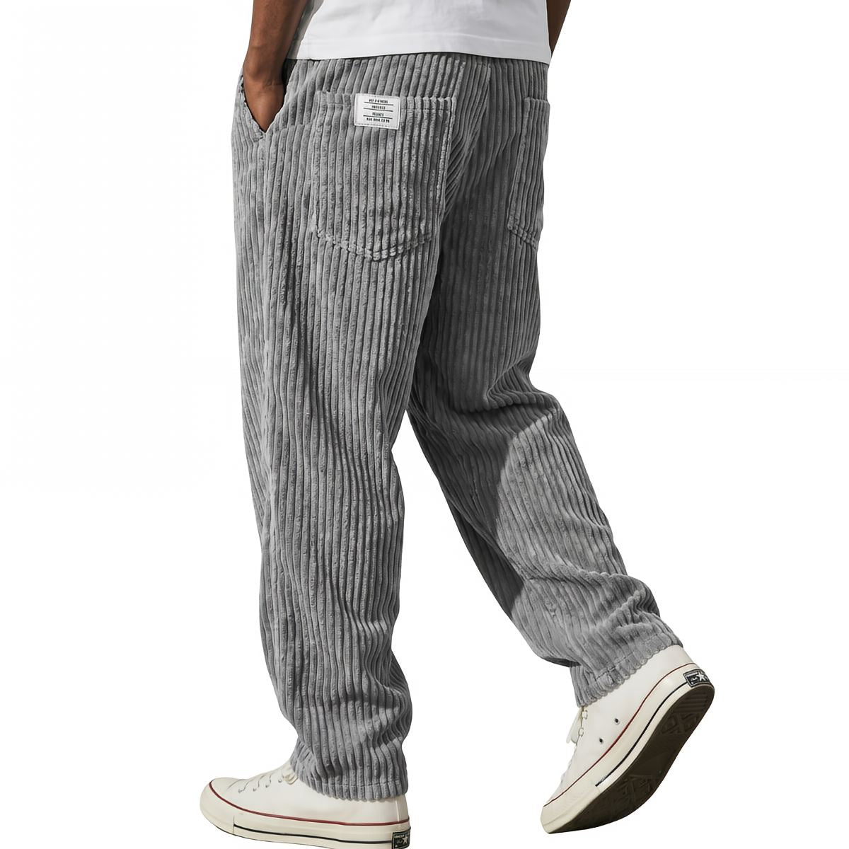 Adriano - Pantalones de Terciopelo Acanalado