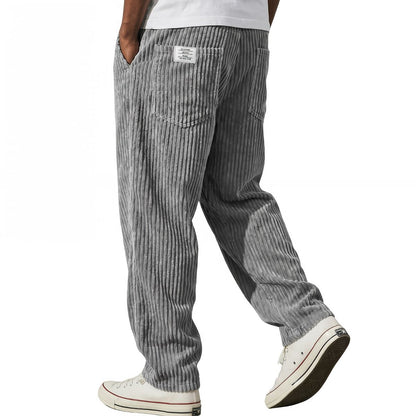 Adriano - Pantalones de Terciopelo Acanalado