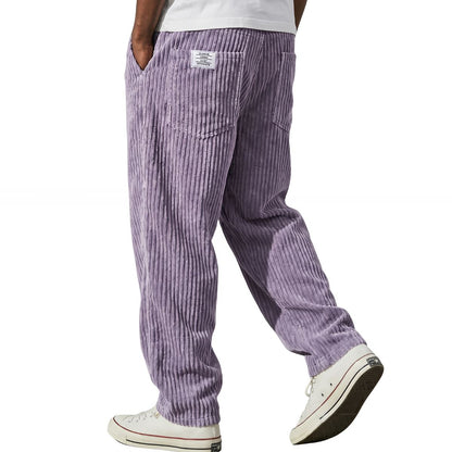 Adriano - Pantalones de Terciopelo Acanalado
