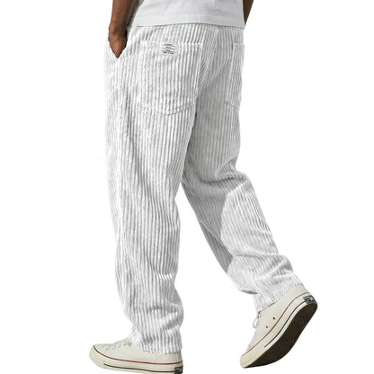 Adriano - Pantalones de Terciopelo Acanalado