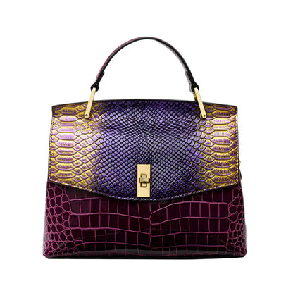 Ophelia - bolso de bandolera de piel de cocodrilo