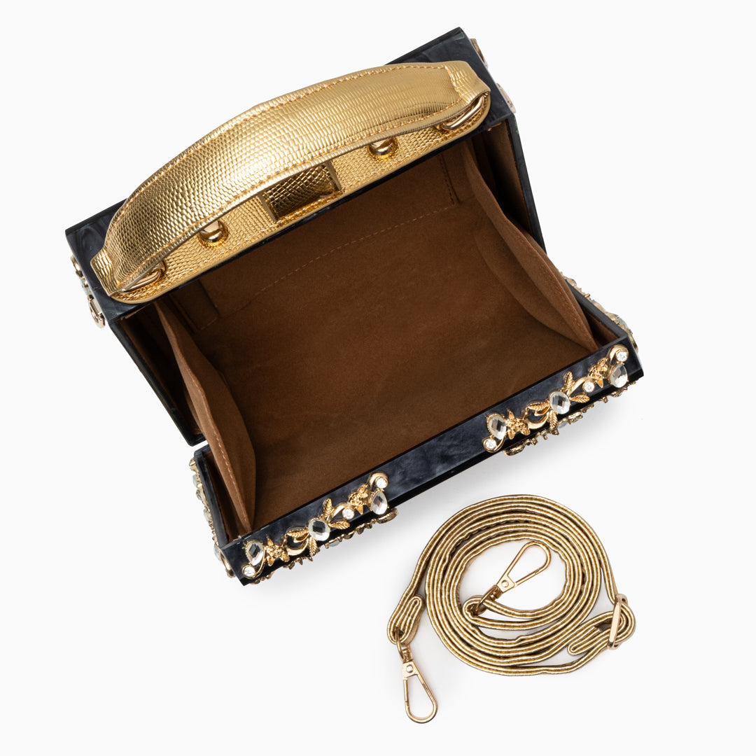 Rebel - bolso de lujo de acrílico cristalino