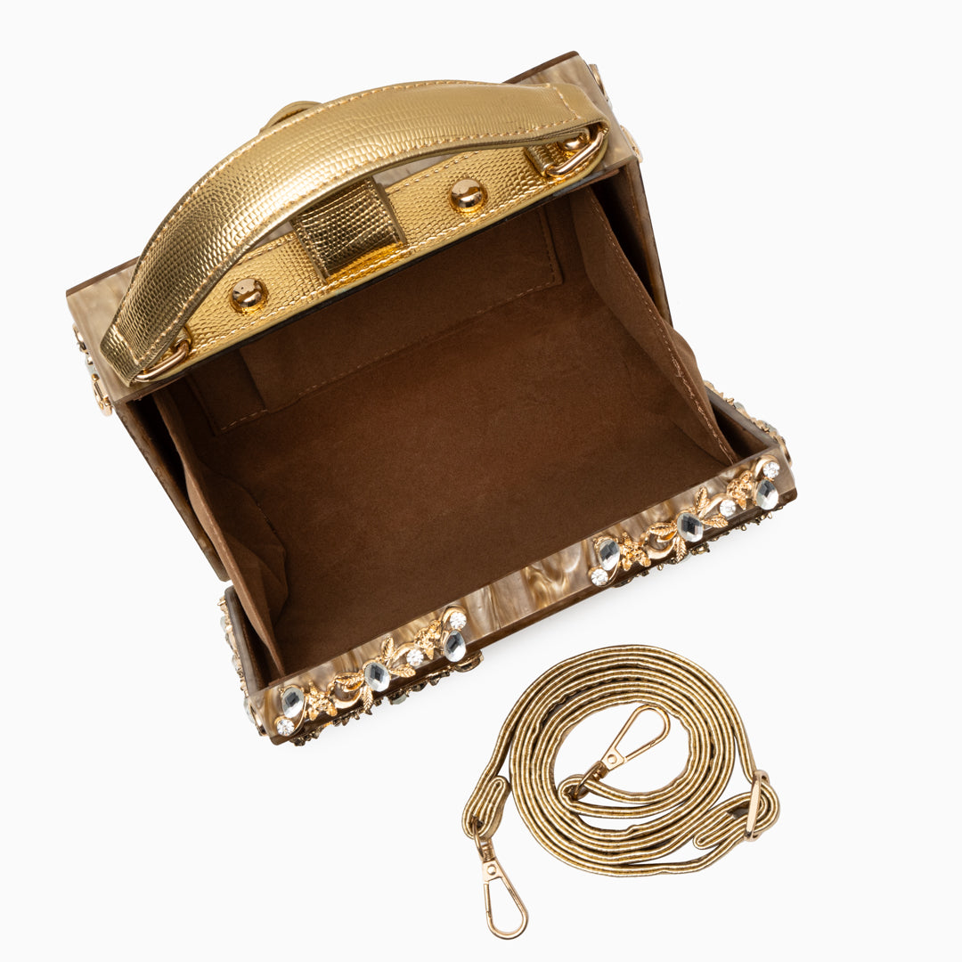 Rebel - bolso de lujo de acrílico cristalino