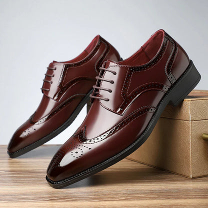 Harry – Zapatos brogue vintage con puntera de ala