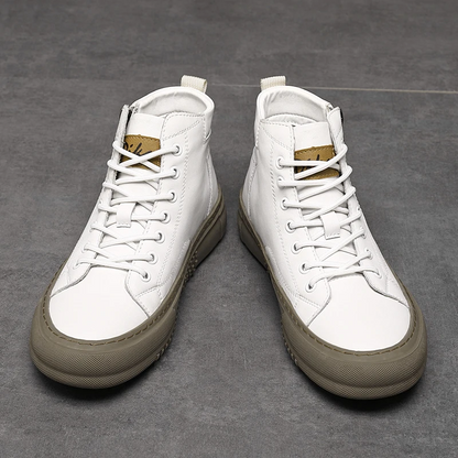 Miguel | Zapatillas altas de cuero sintético