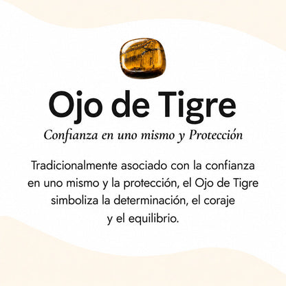 Triple Protección™ | Pulsera de Ojo de Tigre, Ojo de Toro y Ojo de Halcón