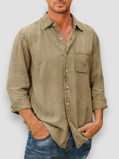 Elias™ Camisa de manga larga clásica y cómoda