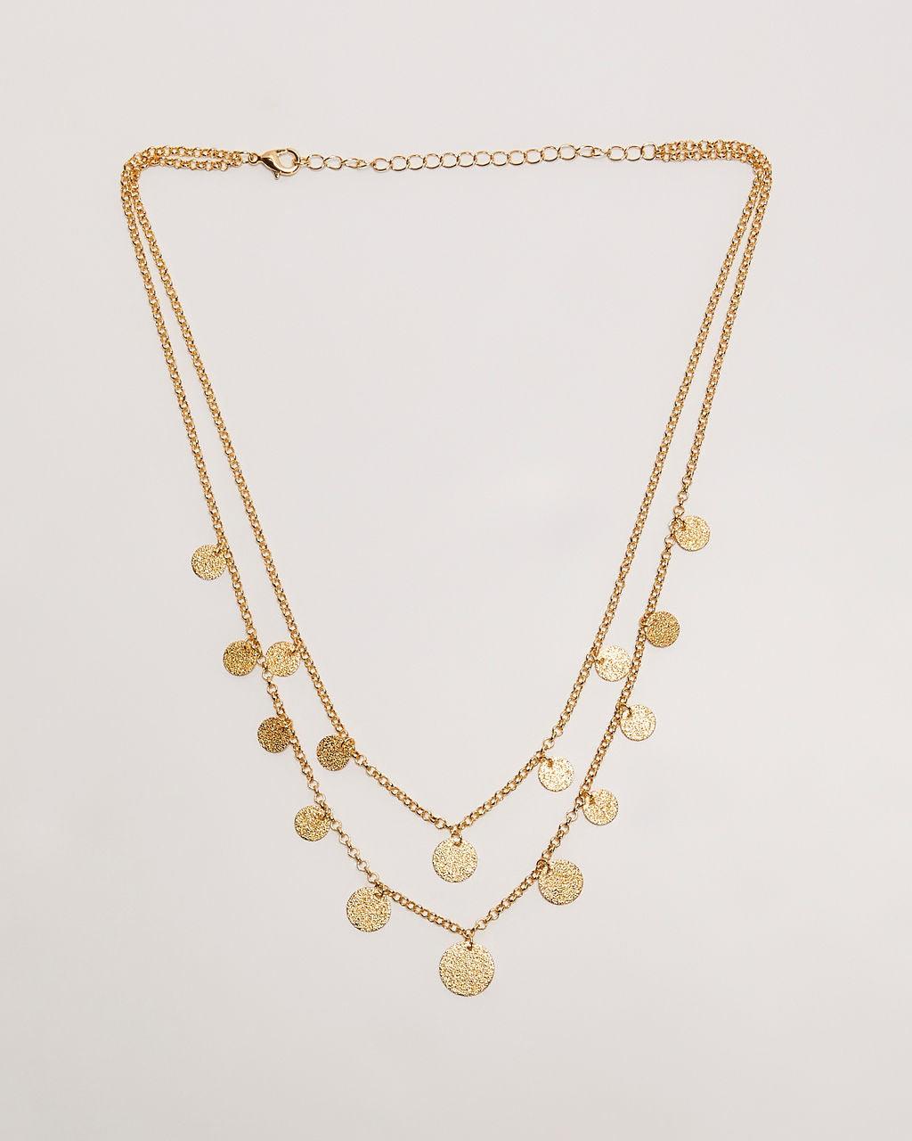 Collar en capas brillante gitano