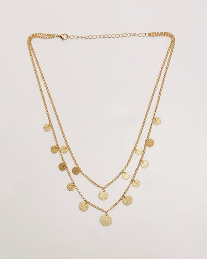 Collar en capas brillante gitano