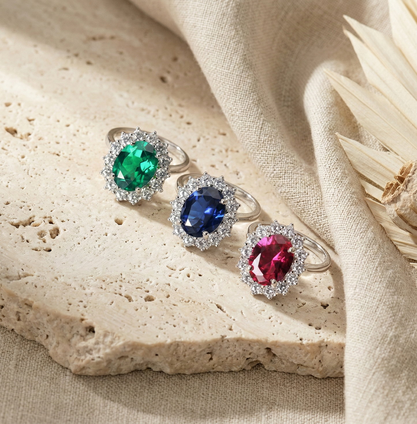 Anillo de zafiro Diana